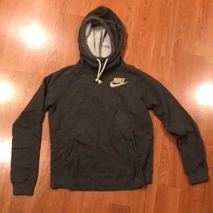Gray Nike hoodie